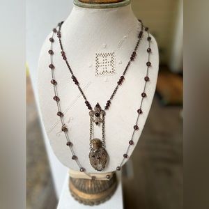 French antique vintage necklace